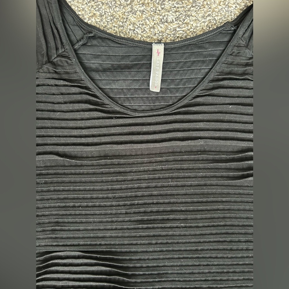 5/$25 Last Tango little black Bodycon mini dress labeled size M/L fits small - Picture 2 of 9